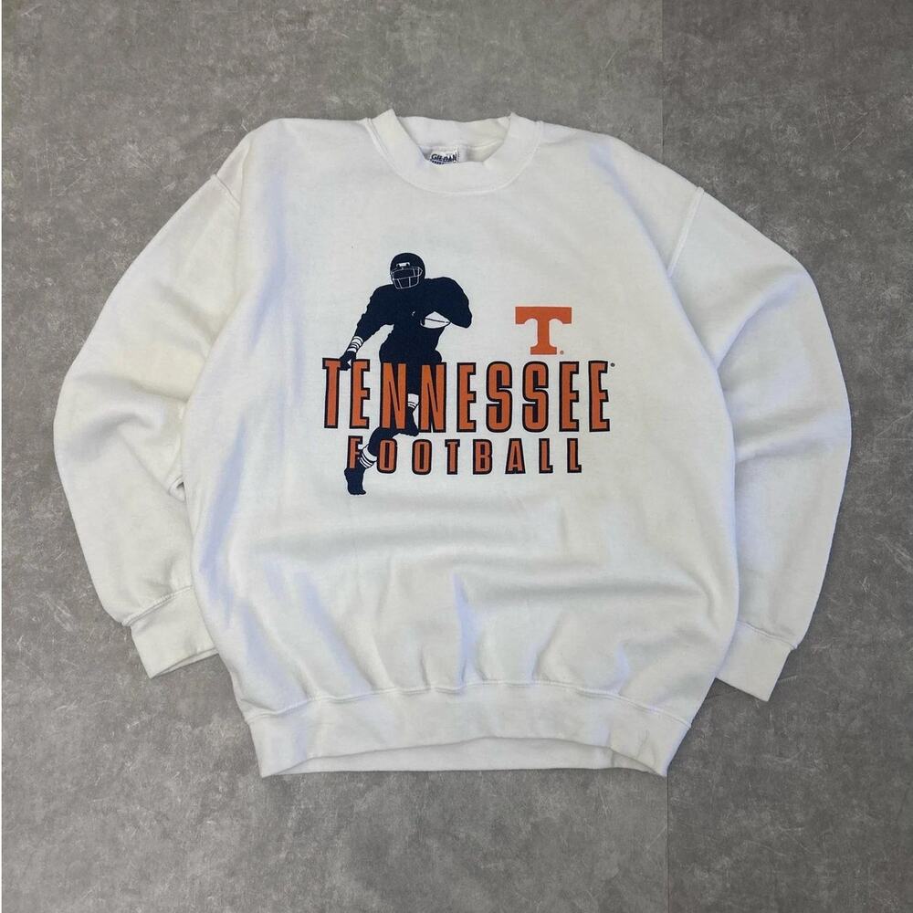 2000s Vintage Tennessee Volunteers Football White Crewneck Size M
